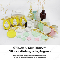 Parfum d'aromathérapie de gypse blanc de haute qualité, bouteille de parfum Durable, diffuseur d'arôme, plâtre de forme personnalisée