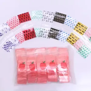 China Suppliers Wholesale Custom Printed Plastic apple mini ziplock baggies Small Mini Packaging Ziplock Small Plastic Bags