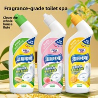 Nettoyant WC puissant anti-taches Lemon Clean, parfum frais, pour l'élimination des taches de calcaire dans la salle de bain