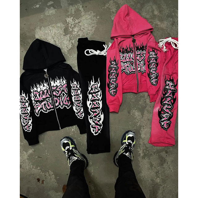 Manga Anime Clothing Men Streetwear Graphic Printed Hoodies Oversized Sweatshirts Vintage Fashion Pullover Hooded Tops New