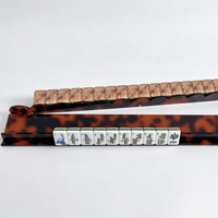 Pousseurs de tuiles de mahjong en acrylique pliables, écologiques, durables, modernes et de qualité supérieure, avec règles intégrées, pour une manipulation confortable et précise, pour le divertissement