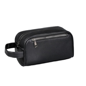 Pochette d'affaires pour homme en PU, sac à main sous le bras, fermeture éclair, plusieurs poches, étanche, antivol, réduction <span class=keywords><strong>de</strong></span> la charge, trousse <span class=keywords><strong>de</strong></span> toilette et cosmétiques - Product Image 1