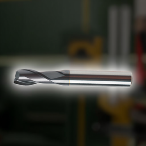 Fraise à queue en carbure monobloc Ttake Standard Ta1400, revêtement Nano TiAlN, hélice 30 degrés, 2 dents, pour usinage de métaux - Product Image 3