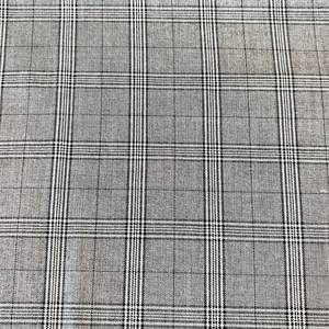 Tissu à carreaux mélangé personnalisé en usine, teint en fil, 63% polyester, 33% rayonne, 4% élasthanne, 230 g/m², pour costumes, vestes et uniformes scolaires pour garçons - Product Image 4