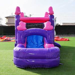 Thương Mại Lớn Ngoài Trời Trẻ Em Inflatable Unicorn Bouncer Nhảy Moonwalk Thoát Nhà Pvc Với Trượt Nước Unicorn Bouncy Castle - Product Image 4