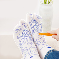 Ensemble de chaussettes de réflexologie, outils d'acupression, acupuncture, points de pression, soulagement de la douleur au pied, remède, massage des points d'acupuncture, outil de soin des pieds