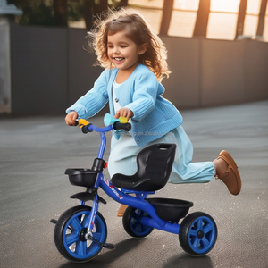 Trẻ em ba bánh xe đạp 1-3-5-2-6 tuổi gấp xe đẩy em bé trẻ em Xe Đạp Dễ Thương an toàn xe đạp pushbike đi xe đạp - Product Image 4