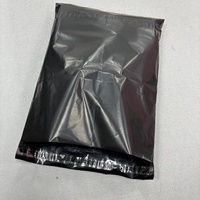 Enveloppes en polyéthylène noir mat personnalisées de qualité supérieure pour les marques de vêtements, emballage d'expédition écologique, sac en polyéthylène avec logo personnalisé