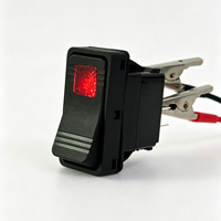 Interrupteur à bascule étanche Carling Technologies Contura X 7P ON-OFF-ON DPDT 2 LED, interrupteurs à bascule étanches pour voitures et bateaux 12V 24V
