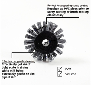 Tête <span class=keywords><strong>de</strong></span> <span class=keywords><strong>brosse</strong></span> <span class=keywords><strong>de</strong></span> vidange TDF nettoyage tuyau <span class=keywords><strong>de</strong></span> vidange enlever les débris <span class=keywords><strong>ramonage</strong></span> <span class=keywords><strong>de</strong></span> la cheminée - Product Image 2