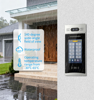 1V12 Kualitas Tinggi Harga Terjangkau Layar Sentuh 7 Inci Sistem IP POE Dikontrol Aplikasi Tuya Dua Arah 1080P Tahan Air Video Door Phone