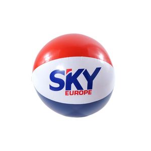 Pelota de Playa Personalizada de PVC Colorida, OEM, Unisex, Juguete Acuático Inflable, Pelota de Playa Interactiva para Exteriores - Product Image 1