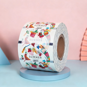 <span class=keywords><strong>Film</strong></span> d'étanchéité thermique jetable personnalisé pour gobelets en PP <span class=keywords><strong>Film</strong></span> d'étanchéité pour gobelets en plastique Boba Bubble Tea - Product Image 2