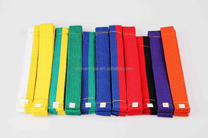 Vente en gros d'équipement d'arts martiaux en coton durable Jiu Jitsu brésilien Taekwondo Karaté <span class=keywords><strong>Judo</strong></span> Ceintures noires unisexe - Product Image 2