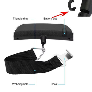 Báscula Digital Portátil con Pantalla LCD de 110 lb/<span class=keywords><strong>50</strong></span> <span class=keywords><strong>kg</strong></span>, Báscula de Viaje para Maletas, Gancho para Colgar, Herramientas de Balanza, Báscula de Equipaje de Alta Precisión - Product Image 4
