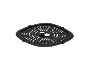 Friteuse à air électrique multifonctionnelle 6L carrée moderne, four vapeur, friteuse sans huile, cuiseur vapeur, rôtissoire numérique domestique