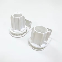 Mécanisme de store enrouleur 38 mm robuste avec embrayage à ressort silencieux, tête en POM et barre supérieure pour accessoires de stores de fenêtre