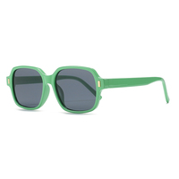 Nouvelles lunettes de soleil unisexes tendance, design carré vintage italien, protection UV400, monture légère et colorée, pour l'été et la plage