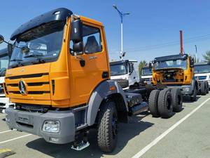 Camions lourds Beiben 2642 4x4 6x6 8x8 10/12 roues, neufs et d'occasion, conduite à gauche (LHD) et conduite à droite (RHD), châssis de camion de transport de marchandises sans carrosserie, à vendre - Product Image 5