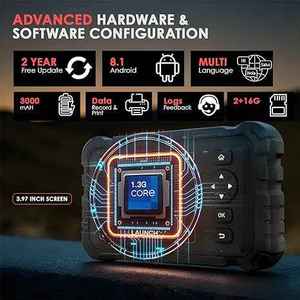 Launch CRP129 HD Sistema completo Herramienta de diagnóstico de camiones OBD2 Escáner Vehículos comercialesEscáner de camiones pesados Lector de código diesel - Product Image 5