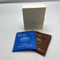 Boîte en papier personnalisée pour poudre de café, sac en papier pour poudre de café avec bande détachable