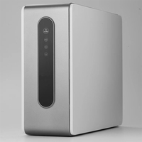 Purificador de Agua Eléctrico Bajo Fregadero para el Hogar, Sistema de Ósmosis Inversa (RO) de 400-800 Galones, Ionizador Alcalino, Máquina de Filtración de 5 Etapas para Hotel y Coche