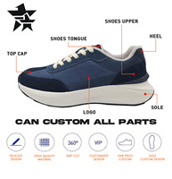 Chaussures de marche confortables respirantes à lacets personnalisées de haute qualité, chaussures décontractées pour hommes, chaussures classiques pour toutes les saisons