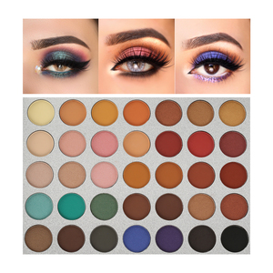 Palette de fards à paupières BEAUTY GLAZED 35 couleurs Luxe Votre logo Palette de fards à paupières scintillants Ensemble de maquillage Palette de fards à paupières à marque privée 2021 - Product Image 4