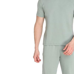 Vêtements de sport pour hommes, été, respirants, légers, séchage rapide, 100% coton, fitness en plein air, jogging, entraînement en salle de sport, motif uni - Product Image 4
