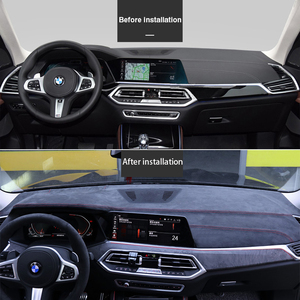 Housse de tableau de bord en Alcantara pour BMW X5 X7 2019-2022 Coussin d'ombrage Tapis Accessoires de voiture Kits de modification - Product Image 3