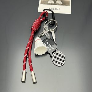 Porte-clés en corde tressée, chaîne de téléphone, breloque de sac, pendentif décoratif, petits accessoires DIY, porte-clés mode balle de tennis, thème sport baseball - Product Image 5