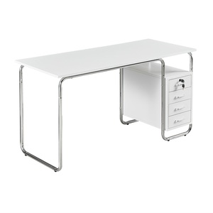 Moderner modularer weißer Büroarbeitsplatz-ausziehbarer hölzerner Schreibtisch tisch für Mitarbeiter Komfortable Arbeits umgebung - Product Image 1