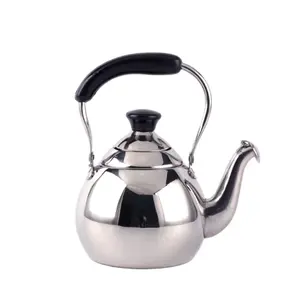 Multi specifications Stainless steel Pear shape Swan-neck Whistling Tea Coffee Water Kettle anti-scalding handle and knob