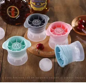 Pabrik hoki es bulat penjualan langsung cetakan kotak es silikon minuman hoki es bahan kelas makanan