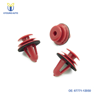 Clip de fixation pour panneau de garniture de porte avant et arrière en nylon et plastique, compatible avec GM 30006620 Toyota 67771-12050 67771-28020