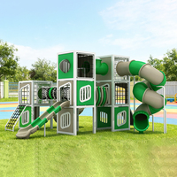 Juego de Tobogán de Plástico Personalizado para Exteriores con Varios Colores para Niños, para Jugar en el Jardín y en Entornos Educativos