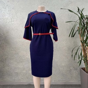 Summer Office Ladies Black Dress Vintage girocollo aderente donna africana abbigliamento da lavoro OL <span class=keywords><strong>vestiti</strong></span> <span class=keywords><strong>eleganti</strong></span> abiti <span class=keywords><strong>Midi</strong></span> a matita - Product Image 3