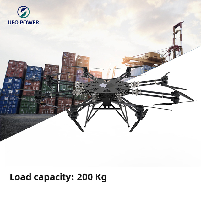 200Kg Max High Performance 8-axis Lifting Drone Industrial Used Remote Control Lifting Mountain Engineering Drone