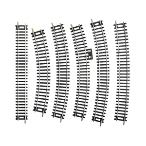Set di Binari Elettrificati Dritti e Curvi in Scala 1/87 HO per Modellismo Ferroviario e Scene con Tavolo di Sabbia - Product Image 6