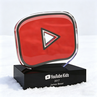 Botón de reproducción personalizado de youtube, premio