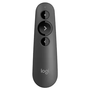 logitech r500 wireless presenter Suppliers-Logitech R500 2.4Ghz USB Mirkabel, Pena Flip Pengendali Jarak Jauh PPT Nirkabel USB