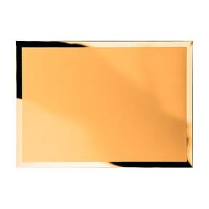Plaque dorée 200x150 mm pour la sublimation, composants et accessoires de bijouterie - Product Image 1