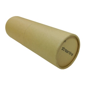 Boîte cylindrique en carton Tube rond en carton avec couvercle - Product Image 3