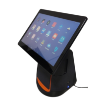 Terminal de système de point de vente de registre de bureau Android pour supermarché dépanneur restaurant avec imprimante intégrée
