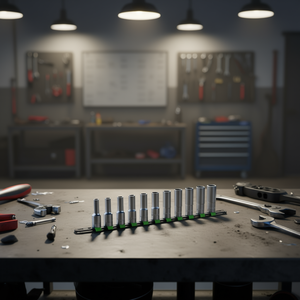 6 Point Socket <b>Set</b> 10 <b>Pc</b> Metric 4 To 13 Mm For Auto Repair Tools - Product Image 3