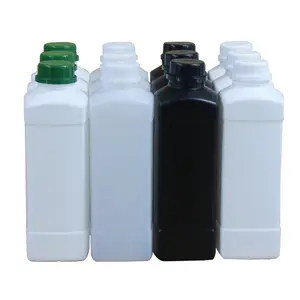 500ml 100ml Quadratische Plastik flasche mit individuellem Logo-Druck für Milch flüssigkeits verpackungen