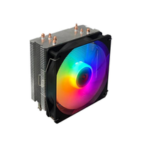 Nouveau refroidisseur de processeur actif pour serveur A6LGA 6096 4U, dissipateur thermique en aluminium et cuivre, deux roulements à billes, ventilateur PWM 4 broches avec contrôle de vitesse