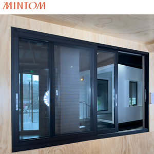 Tùy chỉnh phong cách Mỹ nhôm đôi tráng men ngang cử<span class=keywords><strong>a</strong></span> sổ trượt - Product Image 4