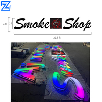 Letrero Luminoso LED para Exteriores, Letrero de Canal, Letrero Publicitario a Color, Letrero LED 3D con Iluminación Frontal, Venta al por Mayor 2026