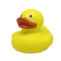 Mini support de canard en caoutchouc grinçant jaune en vrac enfants jouets d'heure de bain canard en caoutchouc personnalisé